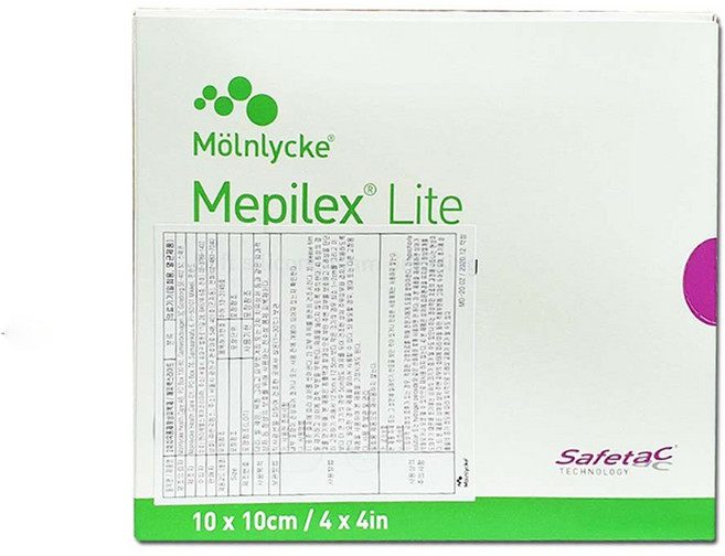 메피렉스 라이트 Mepilex Lite 10cmx10cm 1박스(5매), 1개