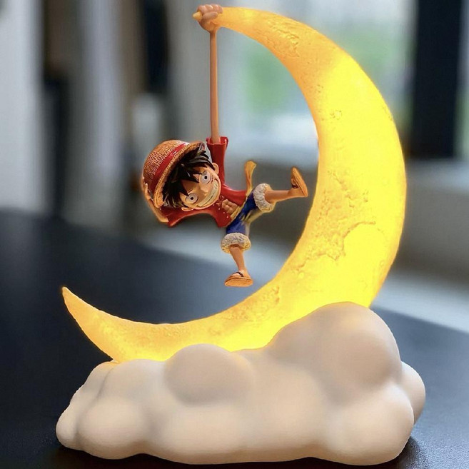 원피스 루피 무드등 수면등 수유등 귀여운 캐릭터 인테리어 취침등 집들이선물 감성 조명 램프