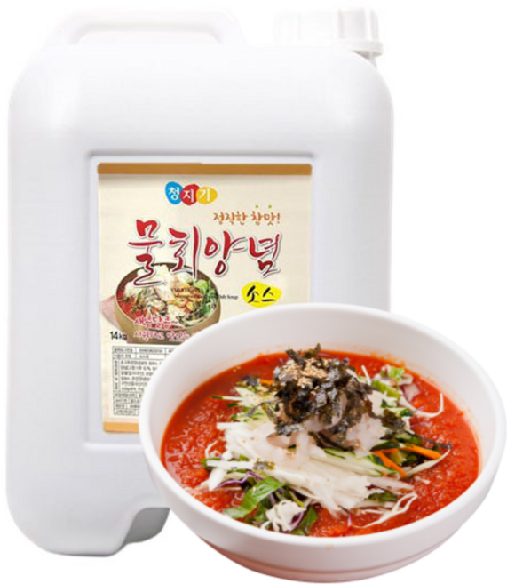 무아식품 청지기 물회 양념 소스 (말통) 14kg *무료배송 /, 1개