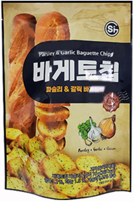 에스아이글로벌 파슬리 & 갈릭 바게트칩, 400g, 1개
