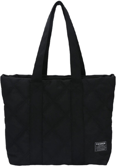 아워리빙 퀄팅 베이직 경량 쇼퍼백 에코백