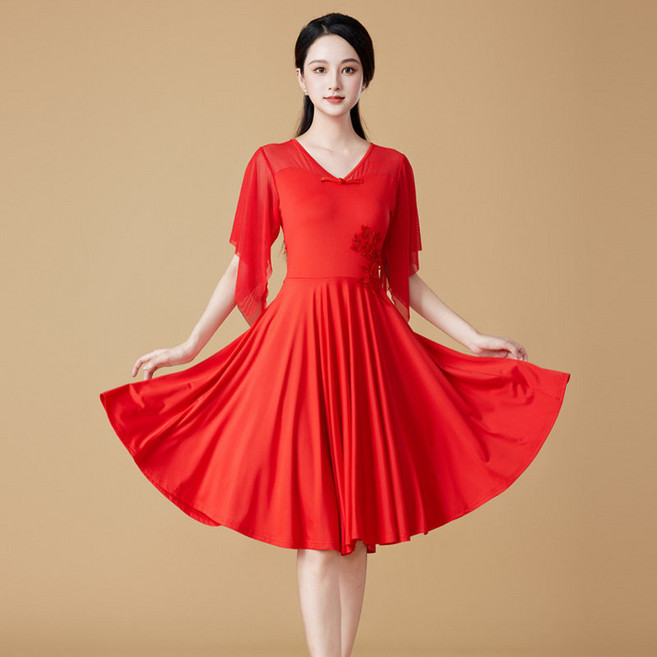 아랑장구 고고 댄스복 에어로빅복 라틴 공연의상