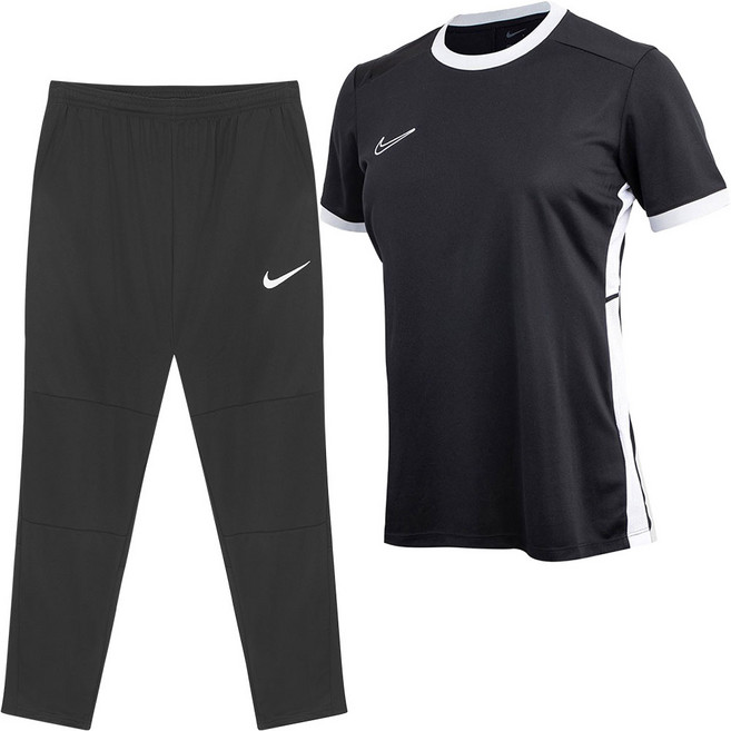 나이키 여자 기능성 반팔티 트레이닝 바지 여성 운동복 트레이닝복 세트 + ALS 마스크