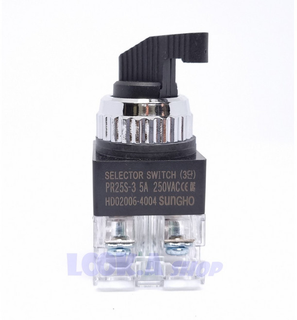 셀렉터스위치 25파이 220V 1a1b 3단, 1개