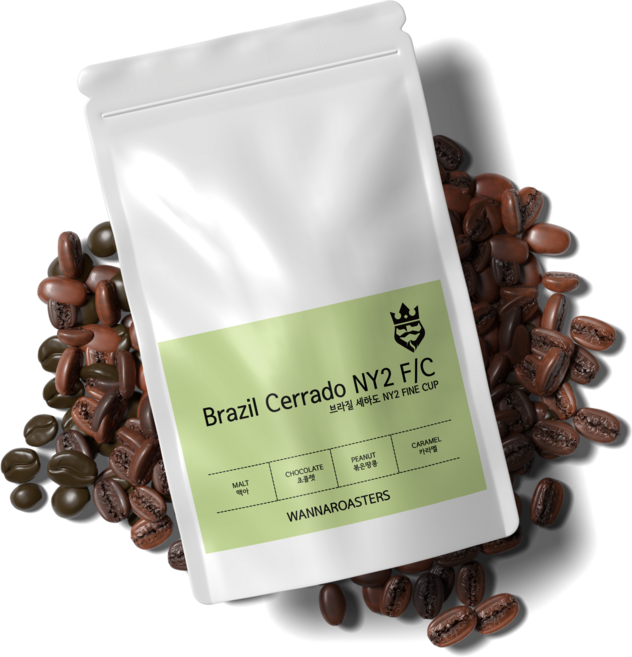 브라질 세하도 NY2 FINE CUP (당일로스팅) 워나로스터즈, 1개, 500g, 콜드브루(더치커피)