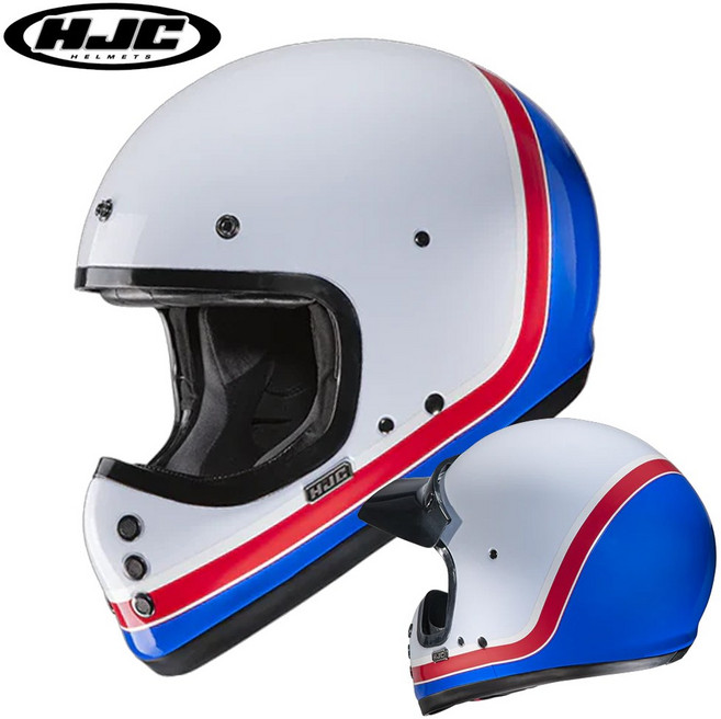 HJC 홍진헬멧 V60 클래식 오토바이 풀페이스 헬멧, SCOBY MC21