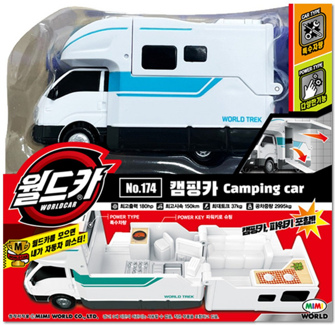 미미월드 [미미월드] 월드카 파워키 캠핑카, 선택완료, 1개
