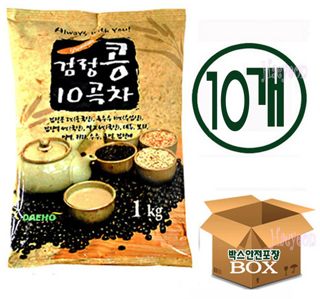 대호 검정콩 10곡차, 1kg, 10개