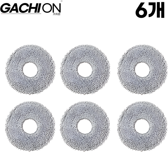 호환제품 JONR 존알 P20 PRO 진공 로봇 청소기 소모품 물걸레 가치온, 6개, 컨텐츠 참조