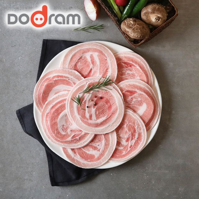 도드람한돈 냉동 꽃삼겹 구이용, 1개, 600g