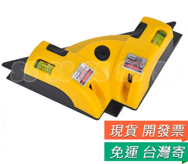 紅外線水平儀 雷射地線測量尺 高精度水平儀 90度紅外線激光, 1個, 激光三角水平尺