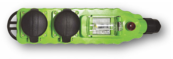 전기용접세상 반야 방우형 일자 2구 ELB 내장형 30A 콘센트 BY 48-1, 1개