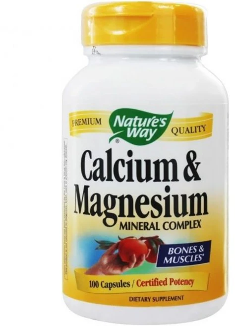 전달 네이처스 웨이 칼슘 마그네슘 미네랄 복합체 캡슐 100개 팩 1개, 100정 - 쿠팡