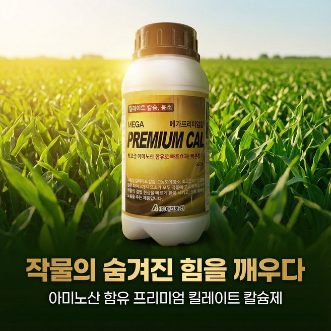 아미노산함유 킬레이트 칼슘제 / 미량요소함유 붕소칼슘 무름병 예방, 500ml, 1개