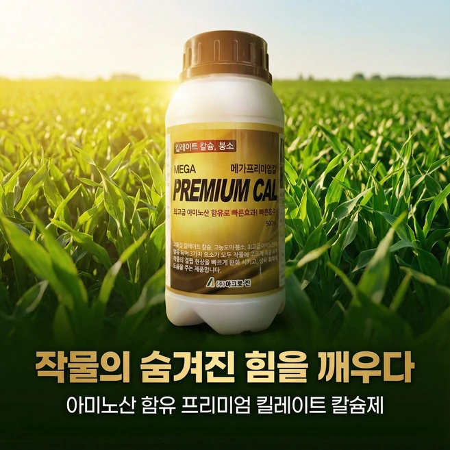 아미노산함유 킬레이트 칼슘제 / 미량요소함유 붕소칼슘 무름병 예방, 500ml, 1개 - 쿠팡