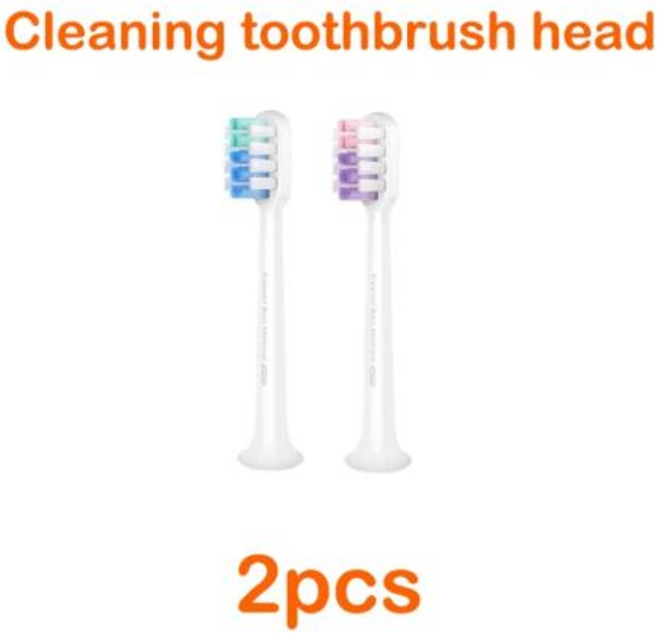 Dr.Bei 전동 칫솔용 교체 브러시 헤드 Aonic 청소에 적용 C1 S3 S7, 02 Cleaning 2 pcs, 1개