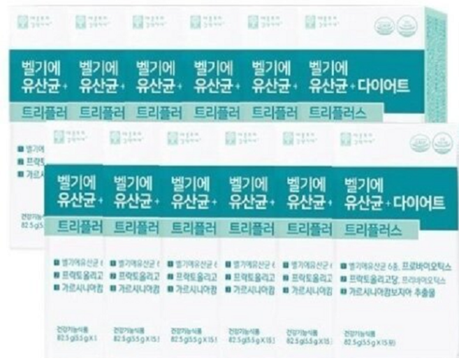 애플트리김약사네 벨기에 유산균 다이어트 트리플러스 가르시니아 덱스트린, 82.5g, 12박스