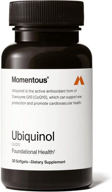 모멘토스 카네카 유비퀴놀 100mg 코큐텐 Ubiquinol 소프트젤 30정, 1개