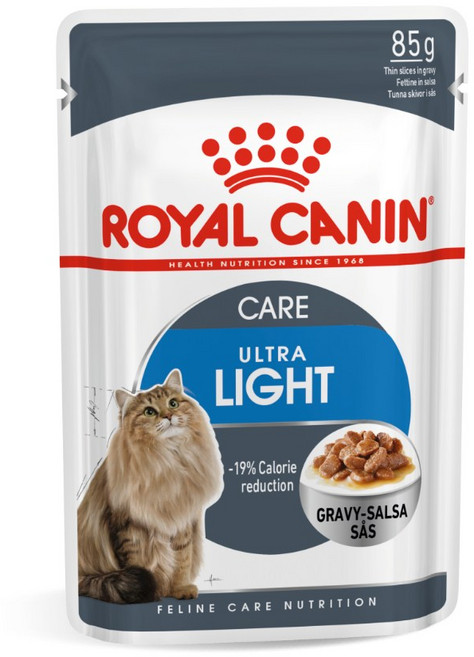 皇家 ROYAL CANIN CARE ULTRA LIGHT 成貓體重管理濕糧餐包 85g, 1個, 成貓體重控制