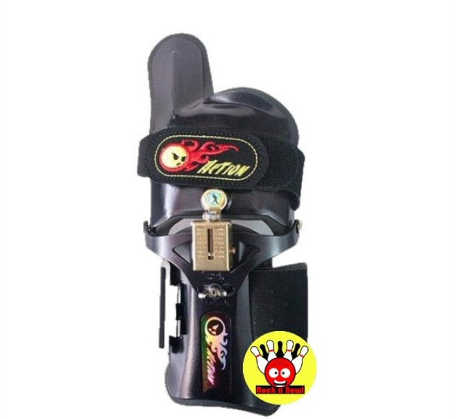 락엔볼 - 락온(Lock-On) 액션 볼링 아대+속장갑, 블랙/네이비 코브라, 1개