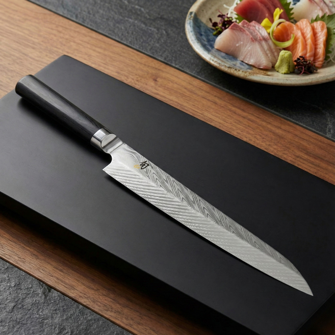 슌 다마스커스 듀얼코어 사시미 회 칼 VG-0020, 1개