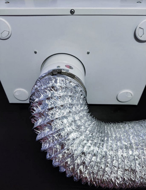 방진 박스 스프레이 도색 부스 프라모델 연삭 작업대, 1개, 450x300x300(팬+2m파이프)