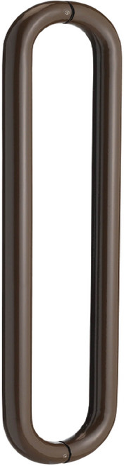 강화도어손잡이 GS184 초코 P340x25mm 유리문 목문 철문 상가 가마찌, 8~12mm, 1개