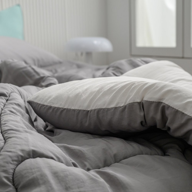 슬리안 먼지없는 알러지케어 모달 옥수수솜 사계절 차렵이불 세트