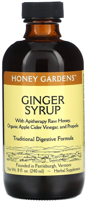 Honey Gardens Ginger Syrup 8 fl oz (240 ml), 1개, 240ml - 쿠팡