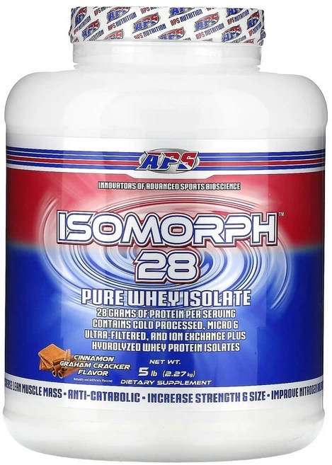 APS Isomorph 28 퓨어 웨이 아이솔레이트 시나몬 그레이엄 크래커 2.27kg, 1개 - 쿠팡