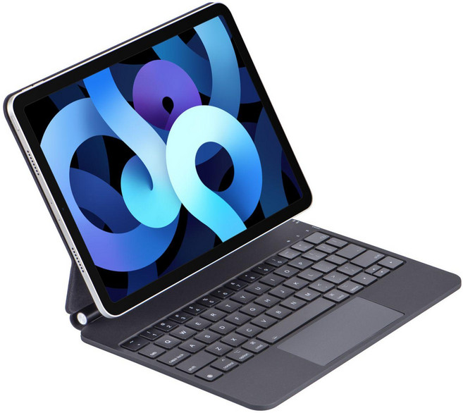 구조독 매직키보드 NEW A1933 화이트 포고핀 연결 패스쓰루충전 아이패드키보드 무선키보드 아이패드키보드케이스, 1개, 12.9 3세대 4세대 5세대 A