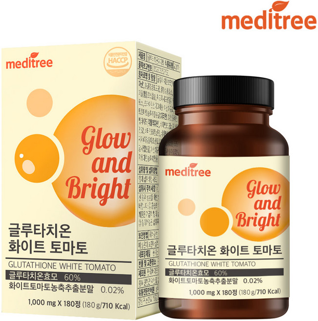 [대용량] 글루타치온 화이트 1박스 6개월분, 180정, 1개