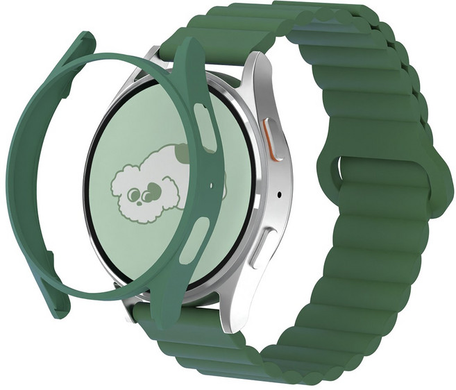 아이메이드잇 갤럭시워치 실리콘 스트랩 케이스, 그린
