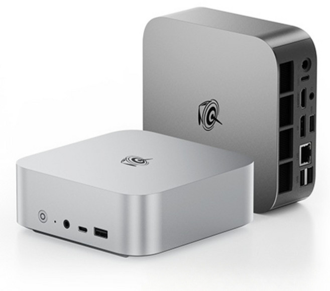 미니PC 베어본 컴퓨터 초소형 데스크탑 SER8 8745HS, 베어본 시스템 (메모리-하드 없음), 실버