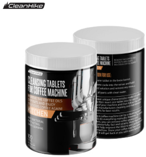 미국 클린하이크 에스프레소 커피 머신 발포세정제 (1통-100정 200g), 1개
