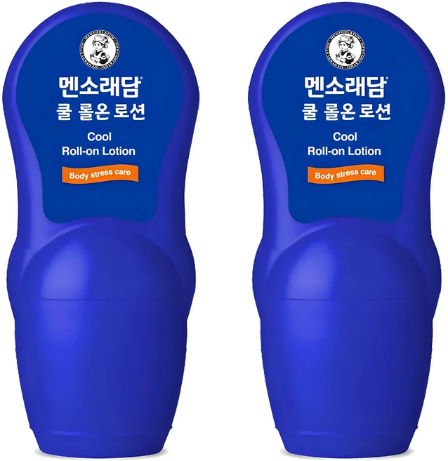 멘소래담 쿨 롤 온 바디로션, 50ml, 2개 - 쿠팡