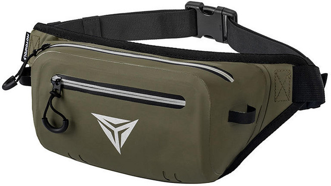 알나인 오토바이 방수 힙색 크로스백 MB12, 밀리터리 그린