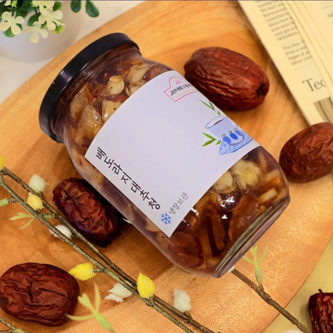 규린이네수제과일청 수제 배도라지대추청, 500g, 1개