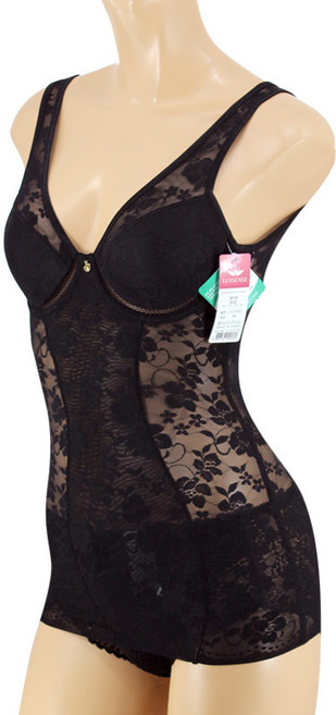 쉬즈언더웨어 치마 플라워 올인원 몰드 무빙메쉬 와이어 노라인 바디쉐이퍼 보정속옷