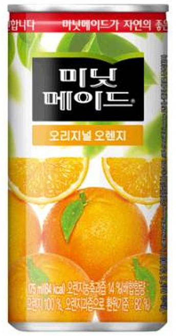 미닛메이드100오렌지 코카콜라 실온, 30개, 175ml