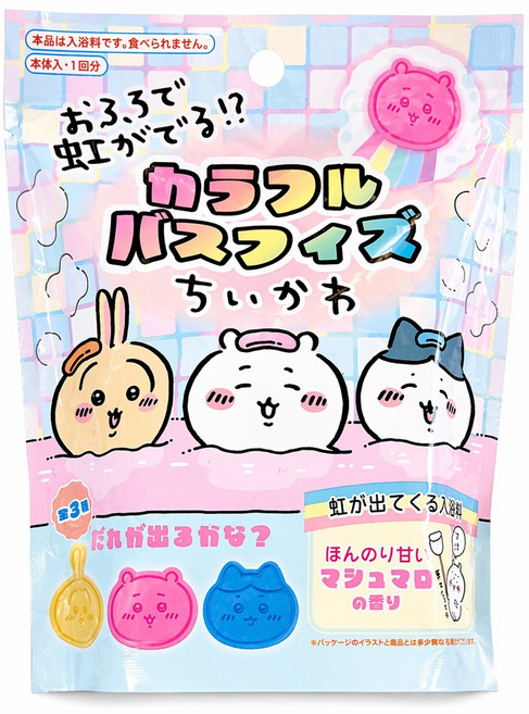 Chikawa 彩色入浴劑, 70g, 1個