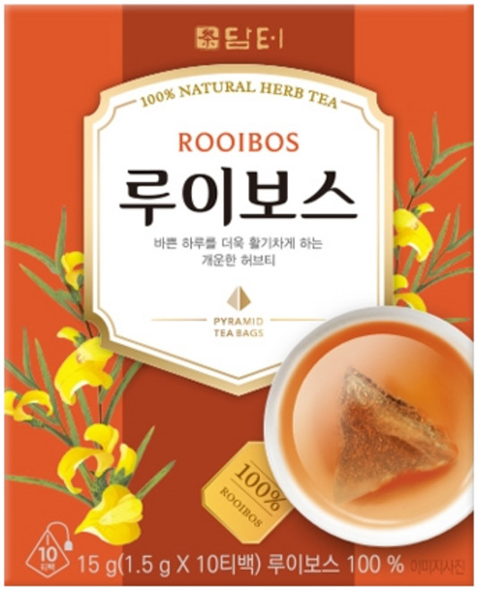 담터 삼각티백 루이보스 차, 1.5g, 10개입, 1개