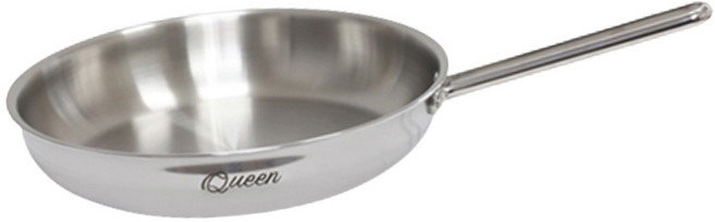 키친아트 퀸 통오중 스텐레스 후라이팬 인덕션 IH, 28cm, 1개