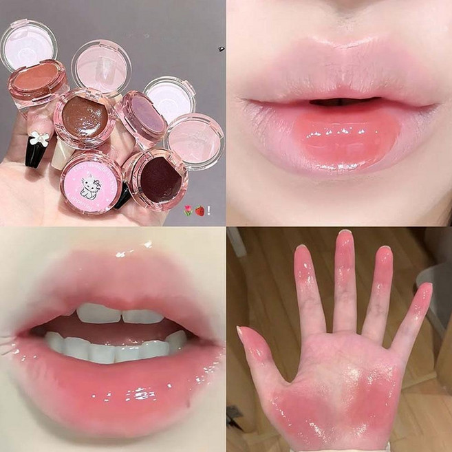 립스틱 카푸비니 캣 링 립글로스 귀여운 립밤 내추럴 누드 룩 플럼핑 샤인 보습 케어 비건 포뮬러 뷰티 필수품