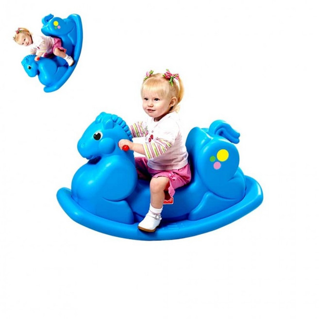 쿠쿠토이즈 흔들말타기 파랑 흔들놀이 말타기장난감 아기스윙 흔들놀이기구, 상세페이지 참조, 상세페이지 참조