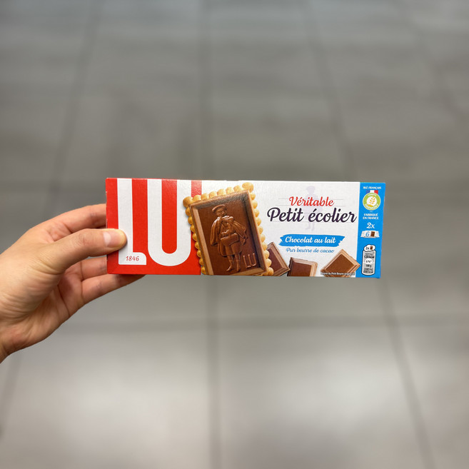 LU 루 쁘띠 에콜리에 Petit ecolier 밀크초콜릿 비스킷 프랑스 과자, 6박스, 150g