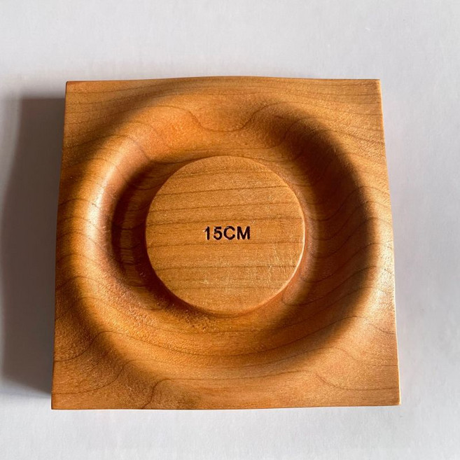 櫻桃木18CM 實木展示盤 手鍊手串飾品陳列道具, 櫻桃木