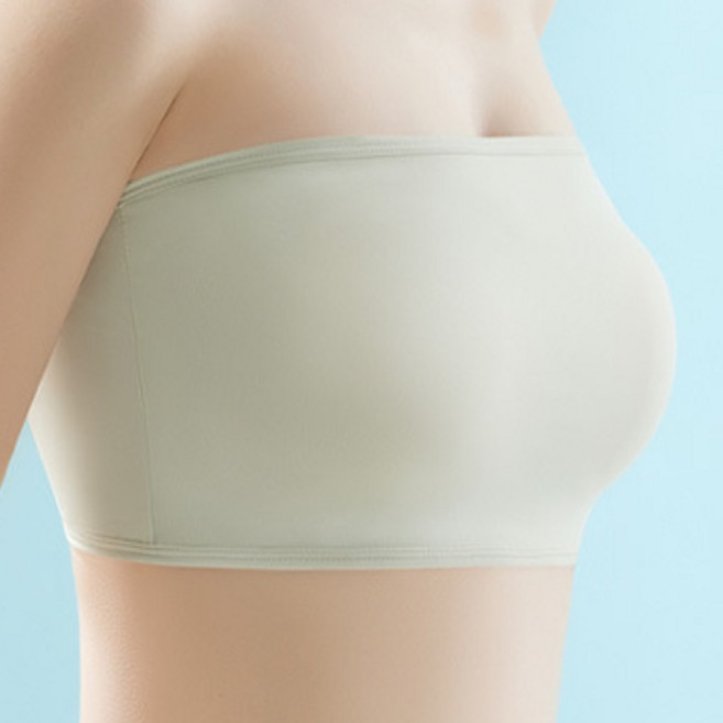 디아쿠아 라미스 노와이어 심리스 오프숄더 브라 등밴드 조절 튜브탑 브라탑