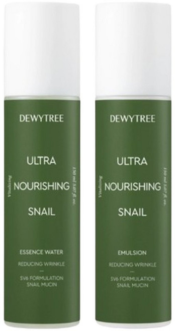 듀이트리 울트라 너리싱 스네일 수분 에센스+에멀젼 코스트코 화장품 세트, 1개