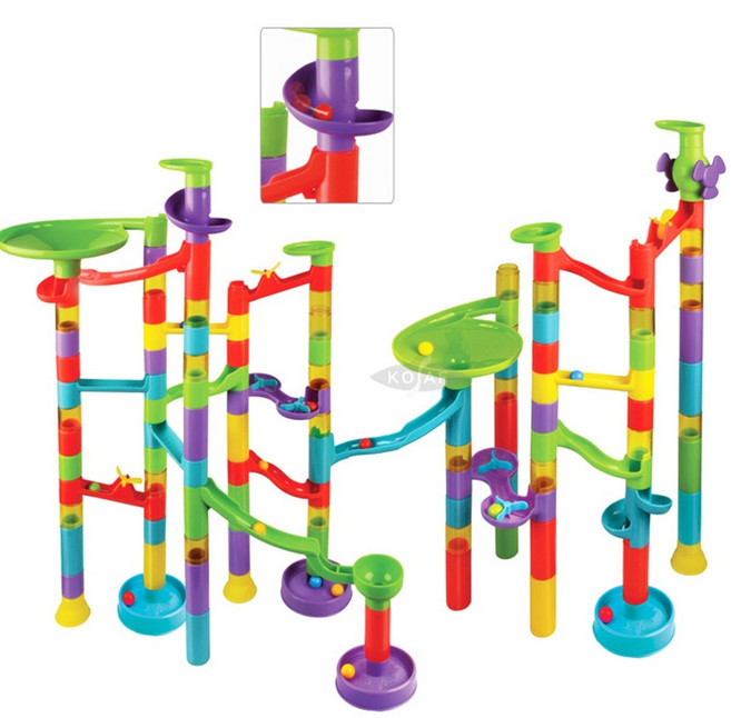 마블런 구슬굴리기 롤러코스터장난감 구슬레일 롤링볼, 1개